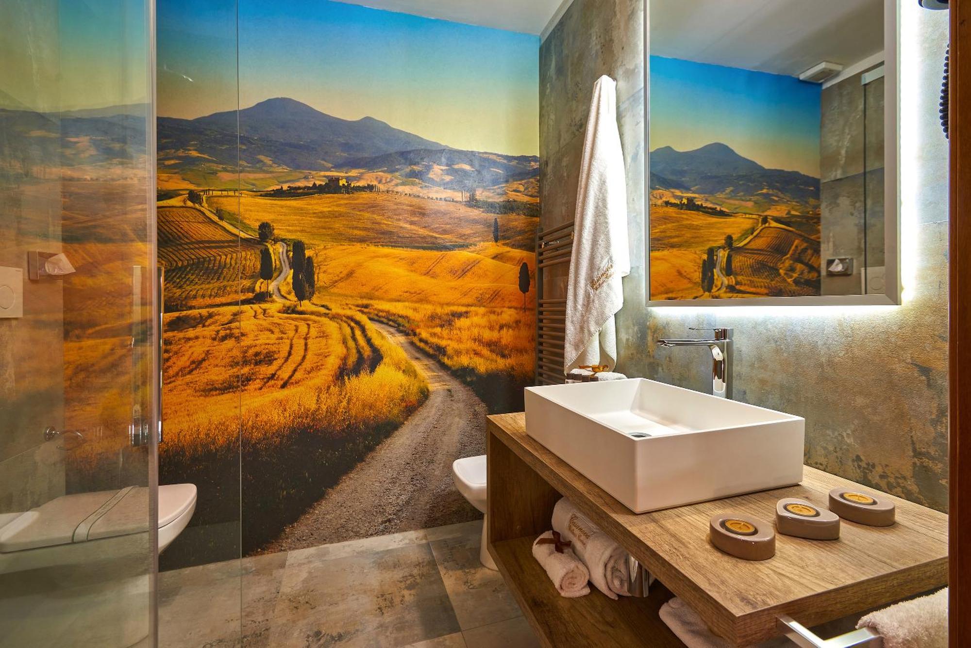 Casanova - Panoramic Rooms&Suites San Quirico dʼOrcia Exterior foto
